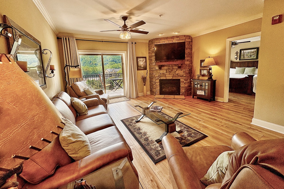Living room with new furniture