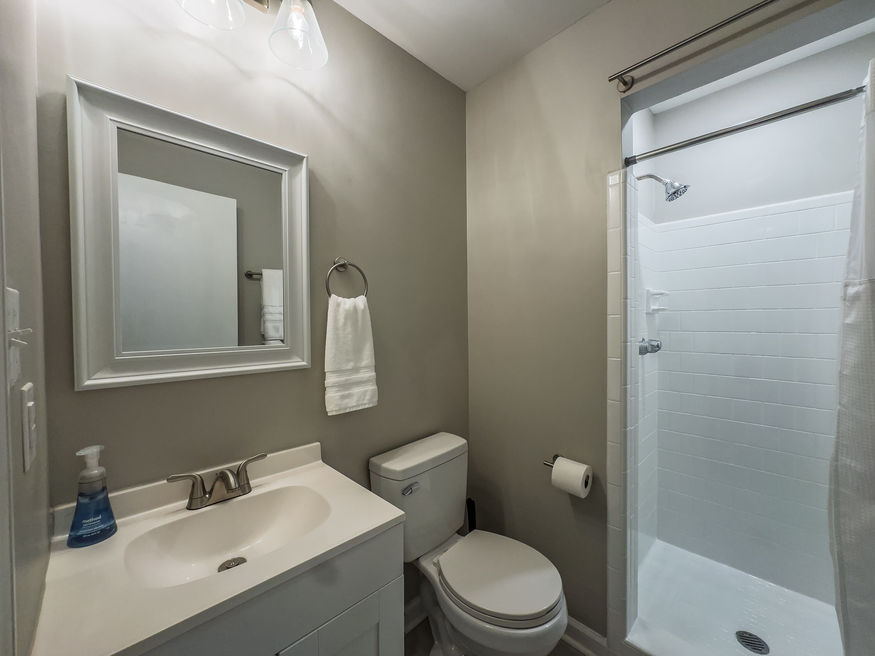 Private primary bathroom