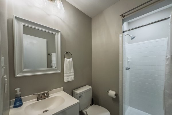 Private primary bathroom