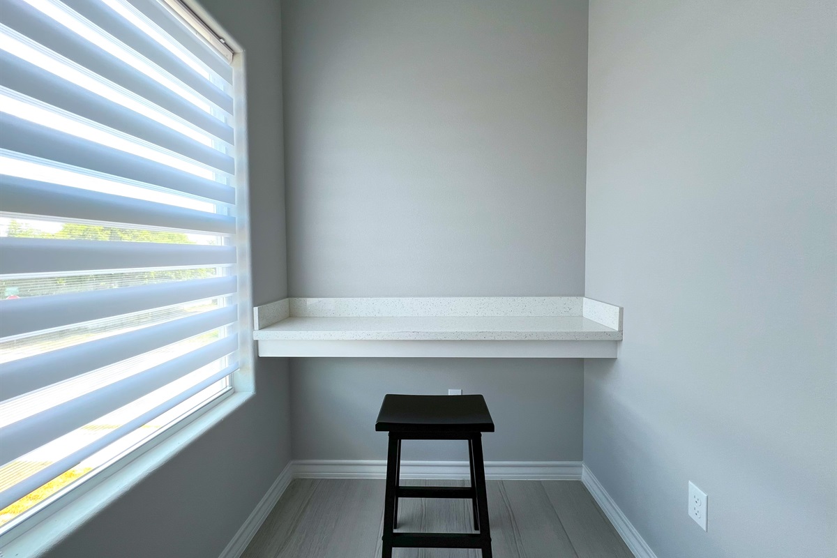 Primary Bedroom - Dedicated Workspace