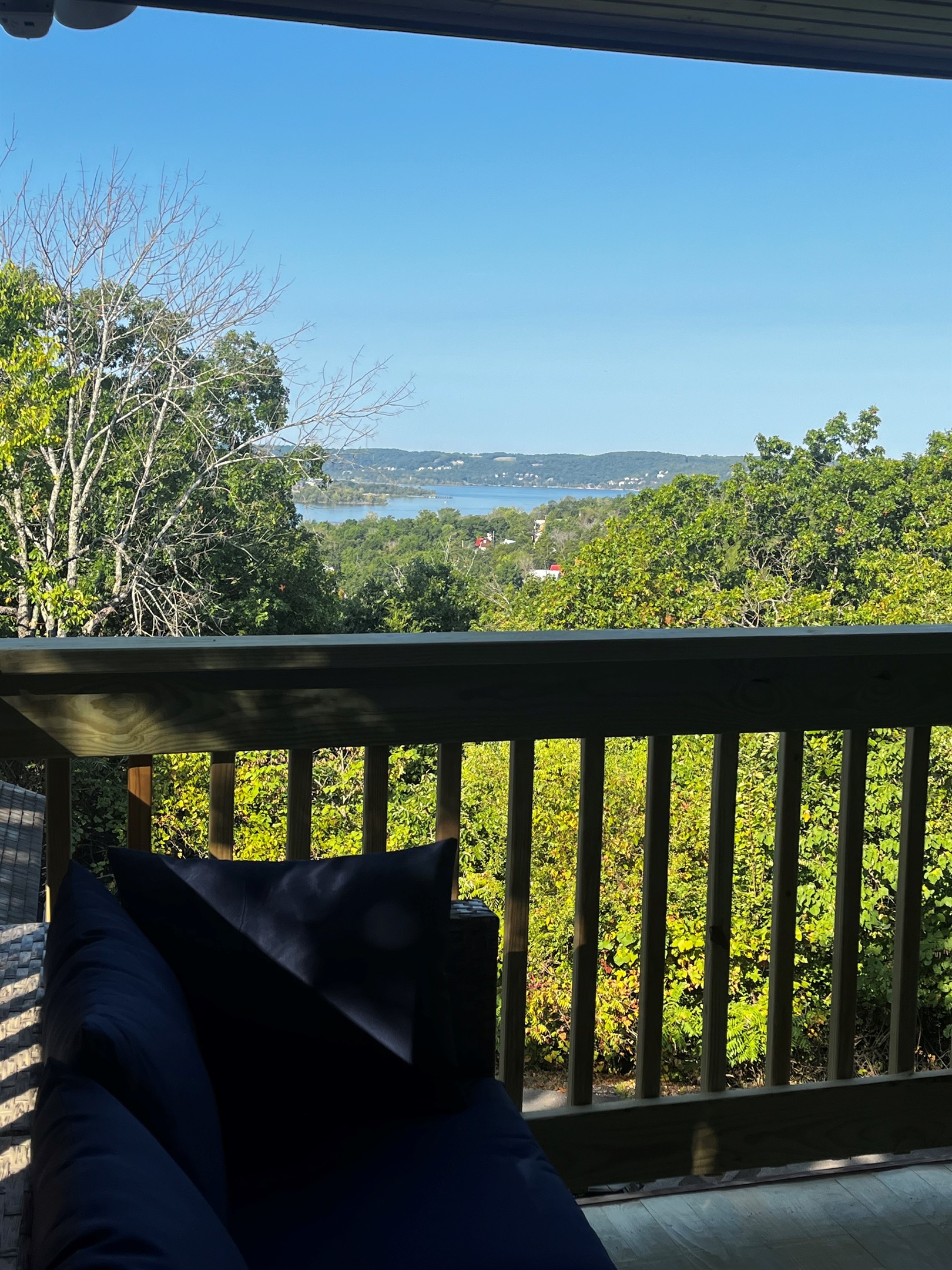 Upstairs Covered Porch view