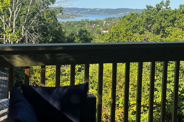 Upstairs Covered Porch view