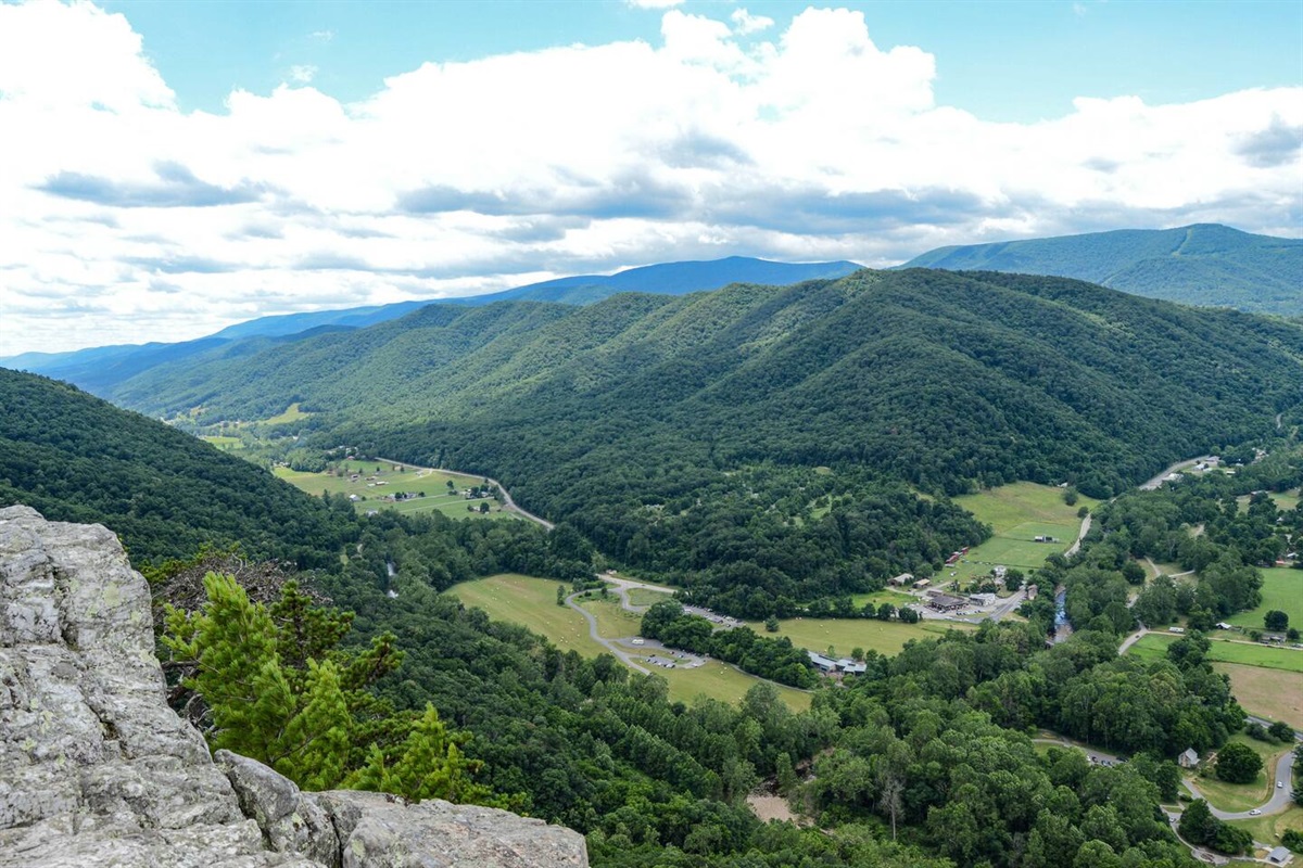 View from Seneca Rocks!