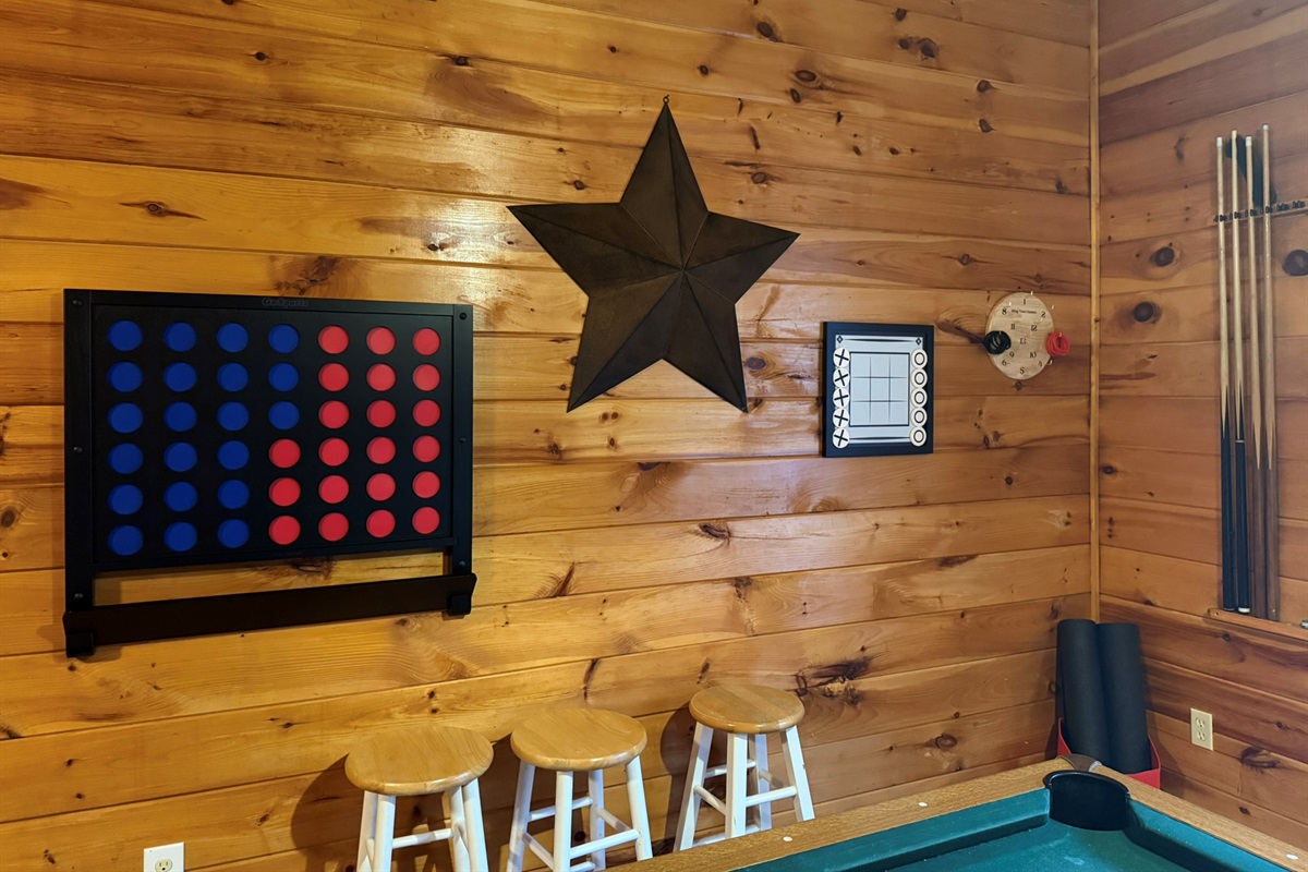 Our classic games provide entertainment and friendly competition for everyone in your group.