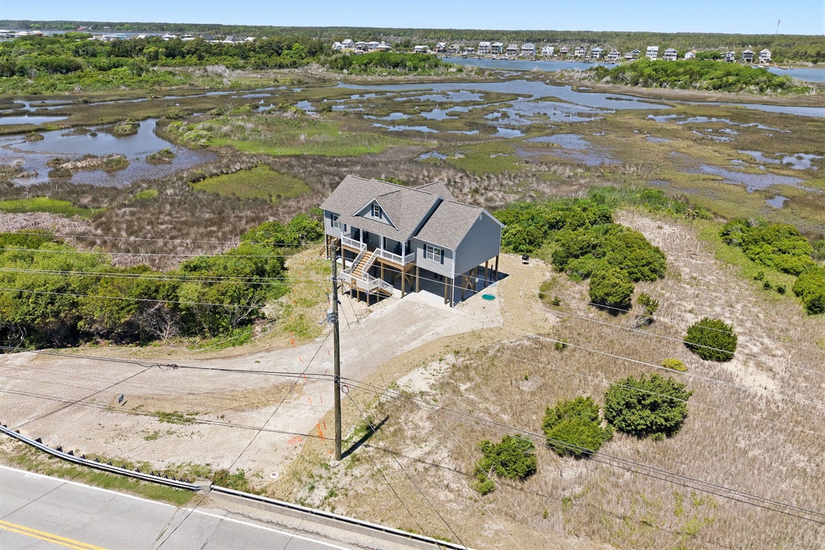 Endless marsh scenery perfect for relaxing mornings and sunset views