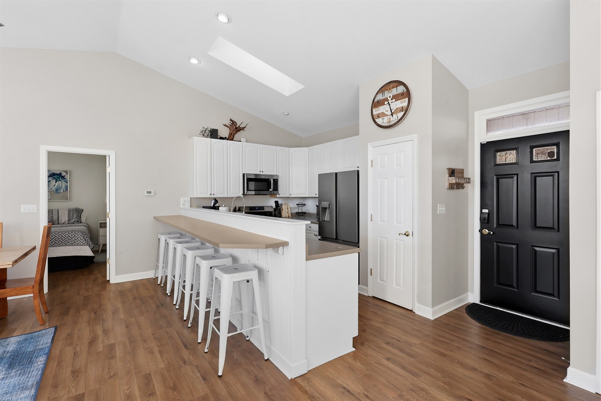 Kitchen with Bar Seating 