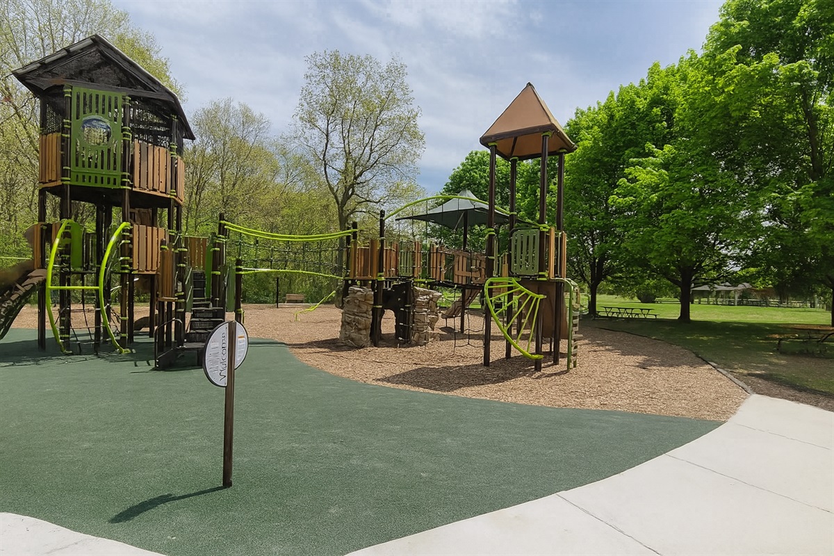 Spacious Adventure Playground – Perfect for Kids to Climb, Explore, and Play Among the Trees