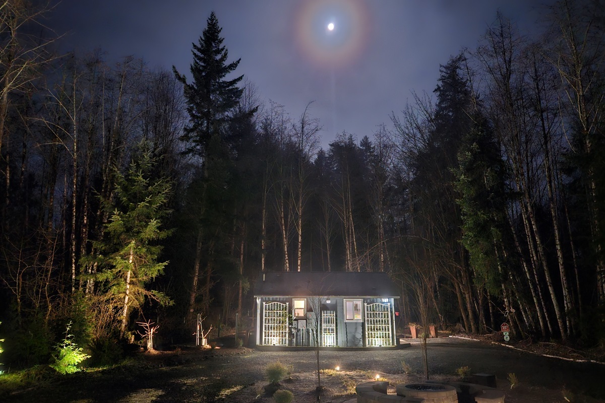 February frost moon at Alder Falls.