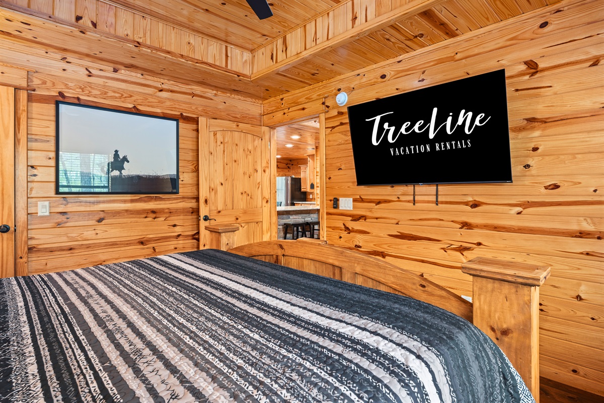 Soft lighting and warm finishes help create a relaxing atmosphere where it’s easy to recharge after a full day.