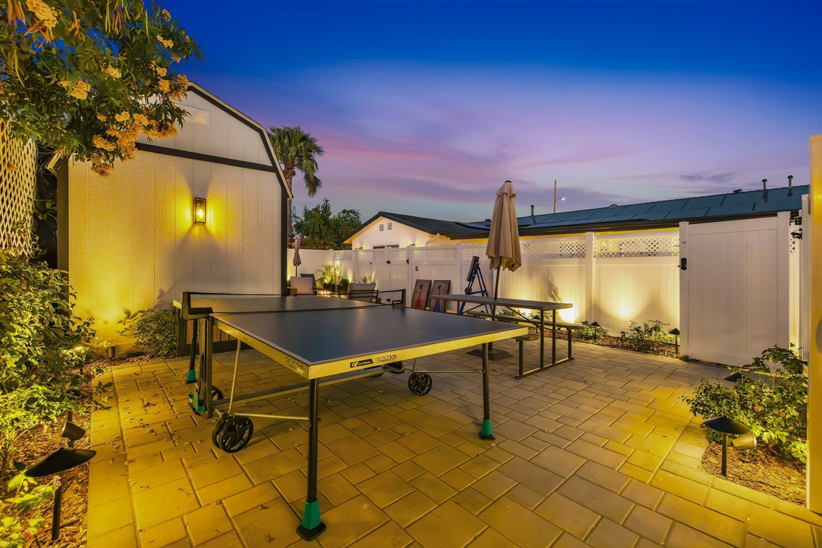 Ping pong table