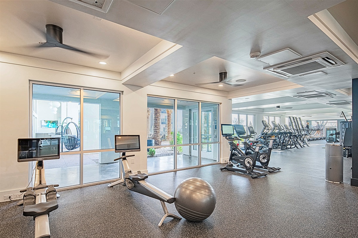 Workout in style with state-of-the-art equipment!