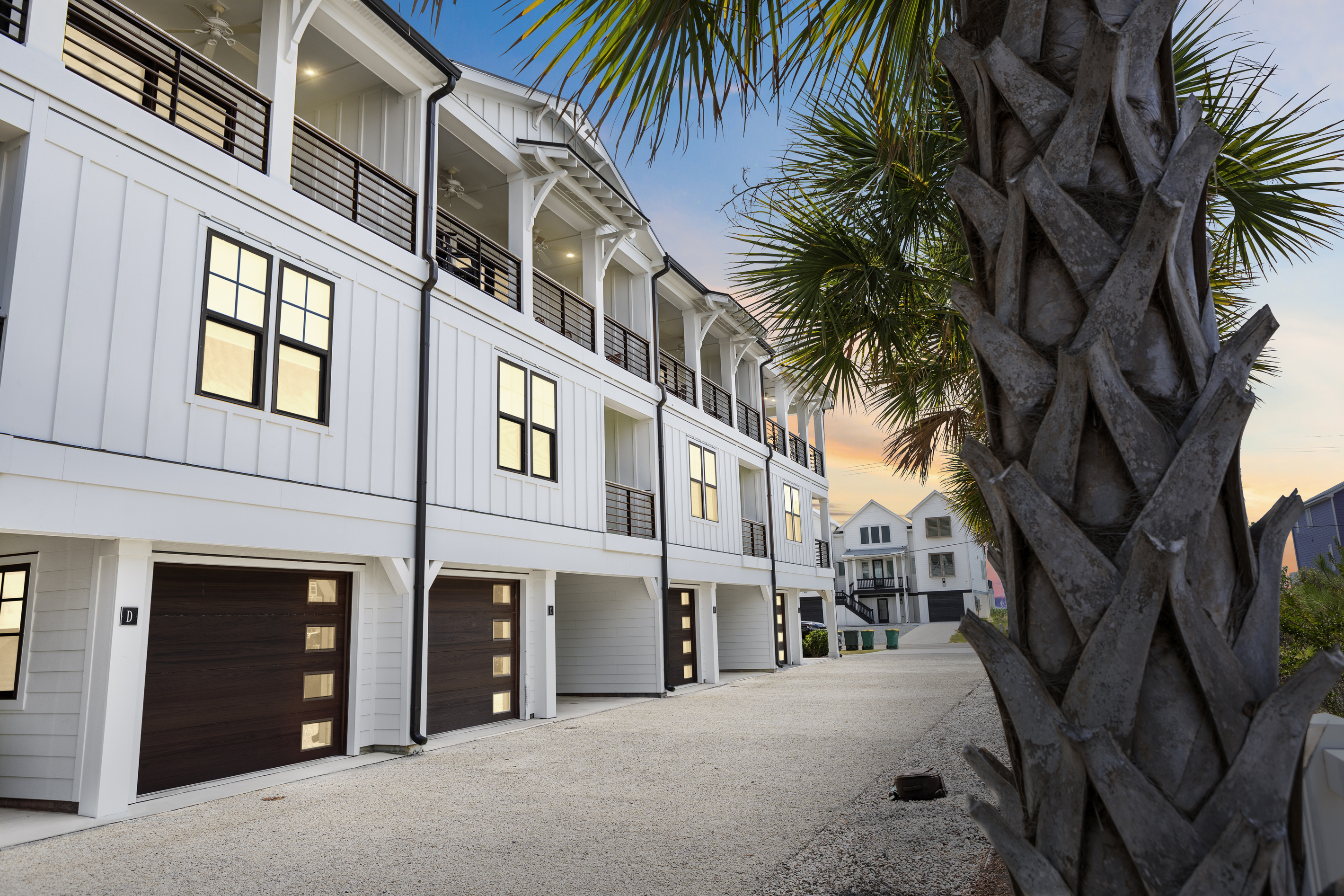 The Coastal Palm has a garage and carport