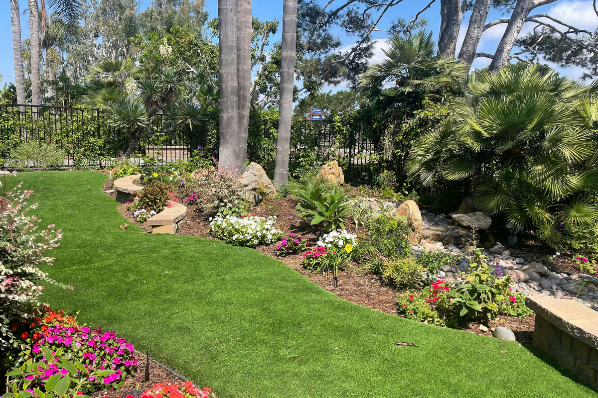 Peaceful gated garden