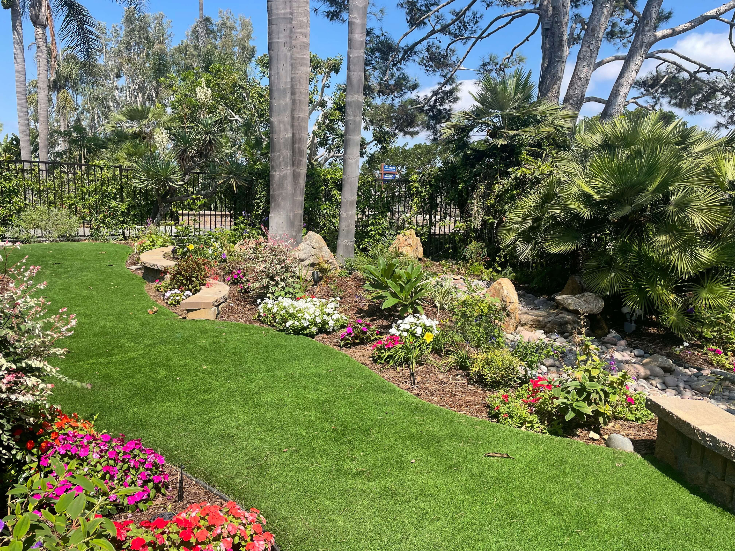 Peaceful gated garden