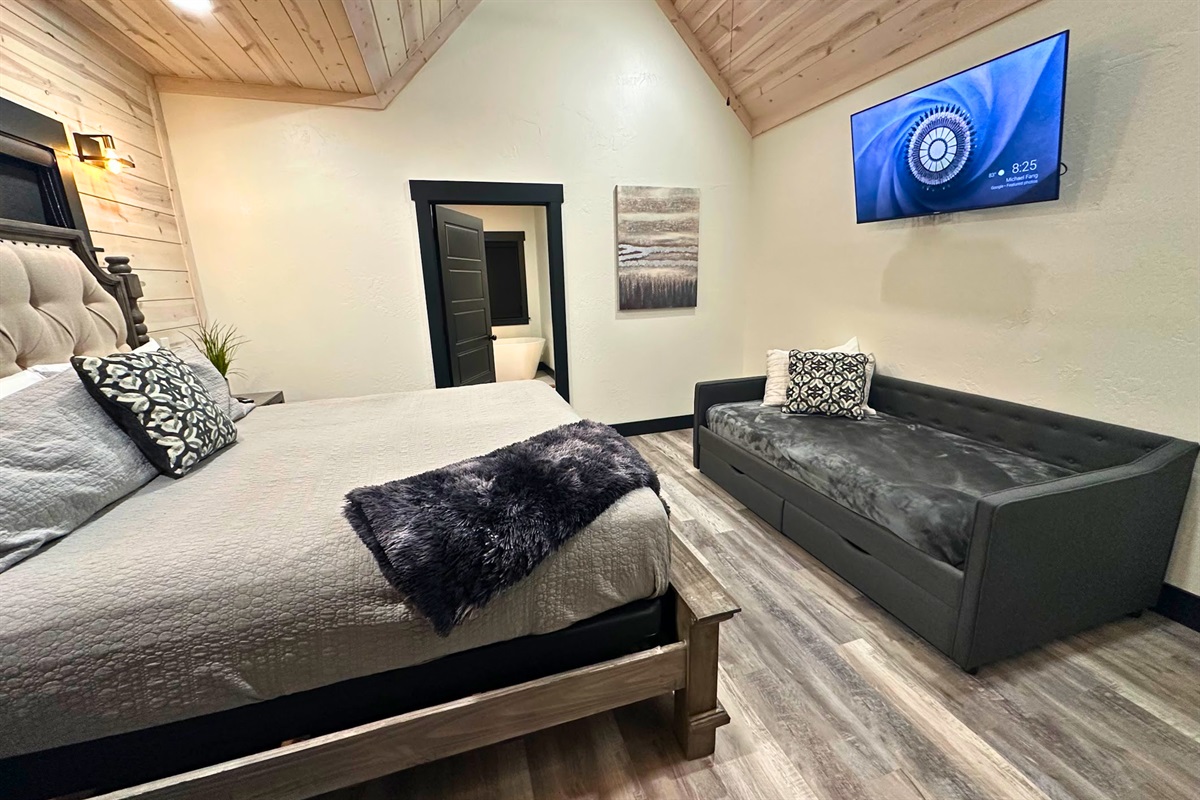 This room also has a daybed - perfect for kids or extra guests.