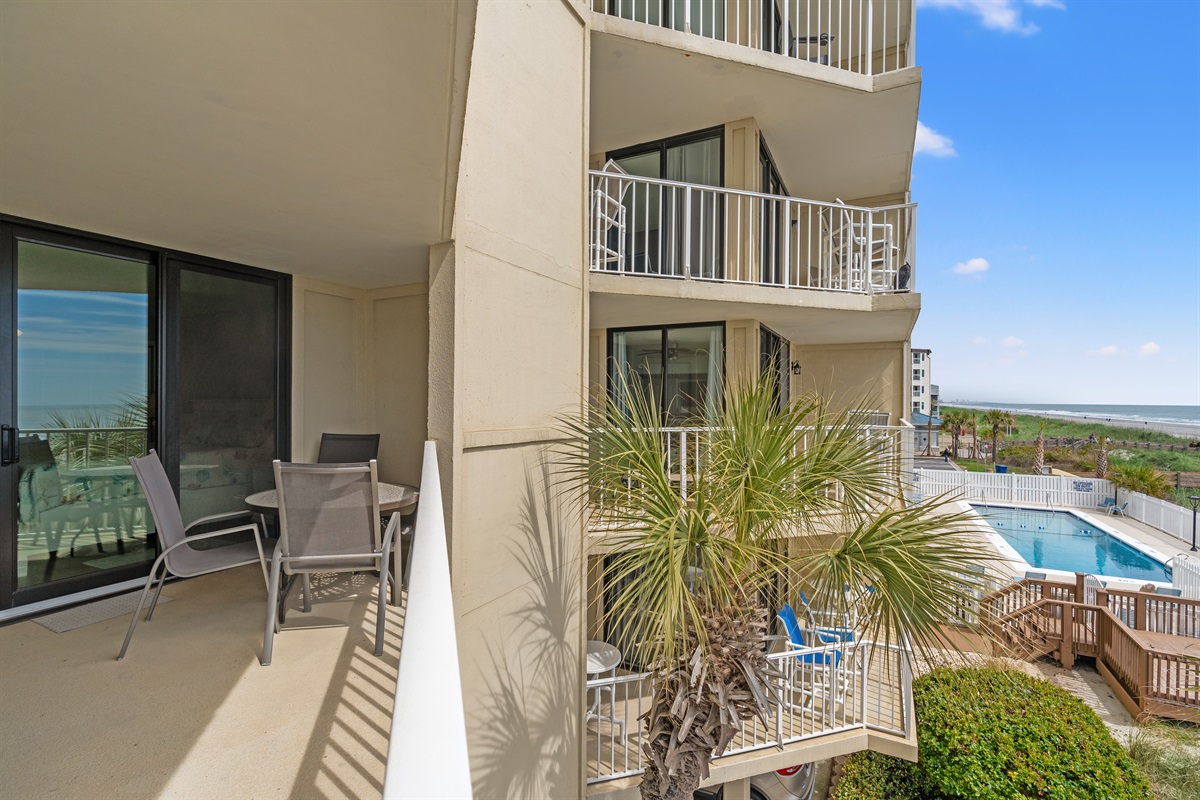 Lovely Oceanfront Balcony