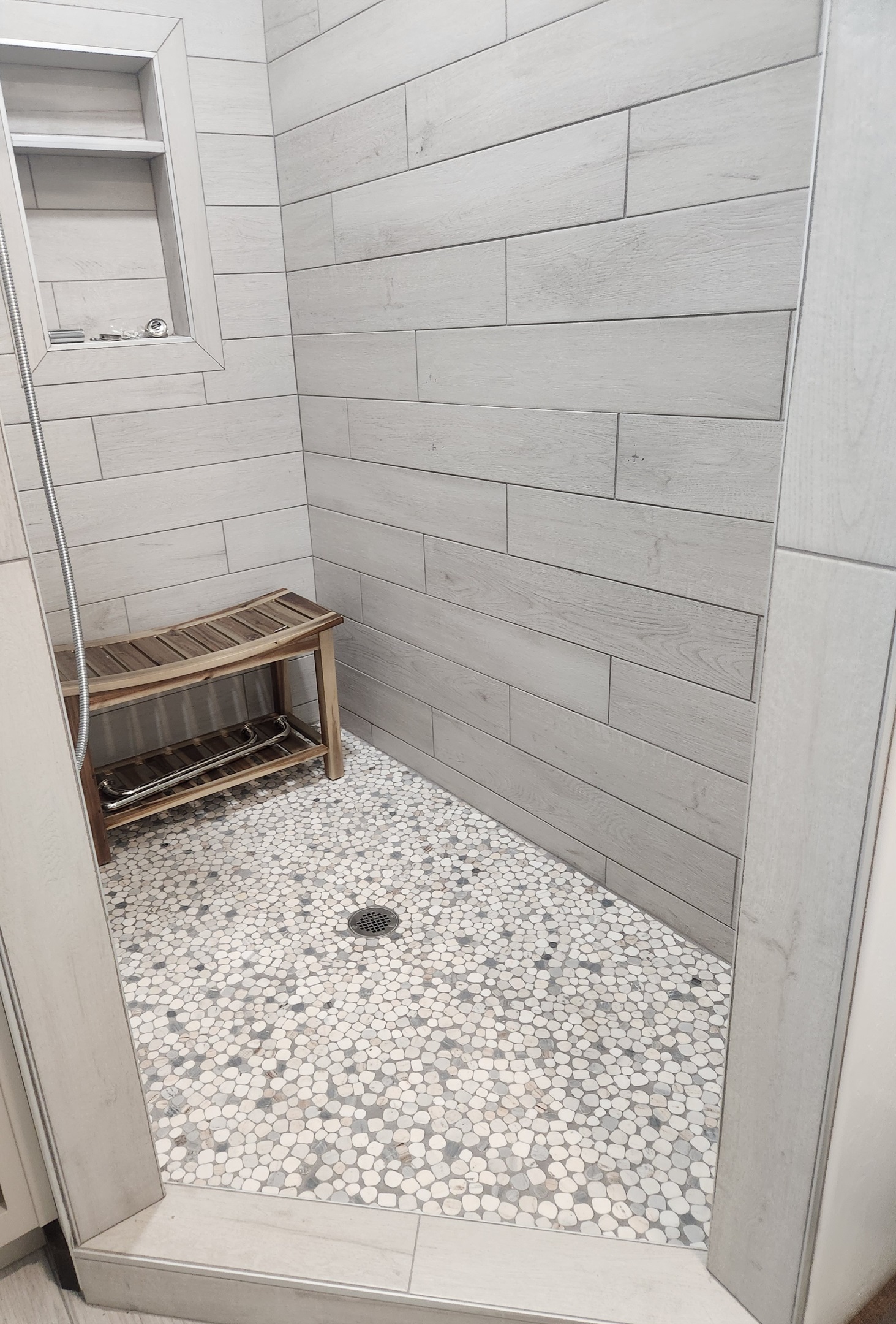 Master walk in shower A