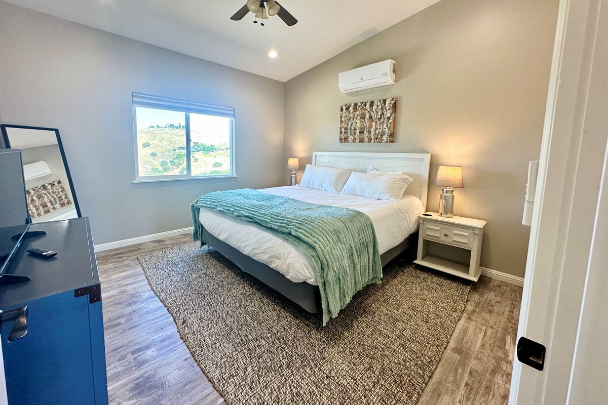 Primary Bedroom with King Size Bed