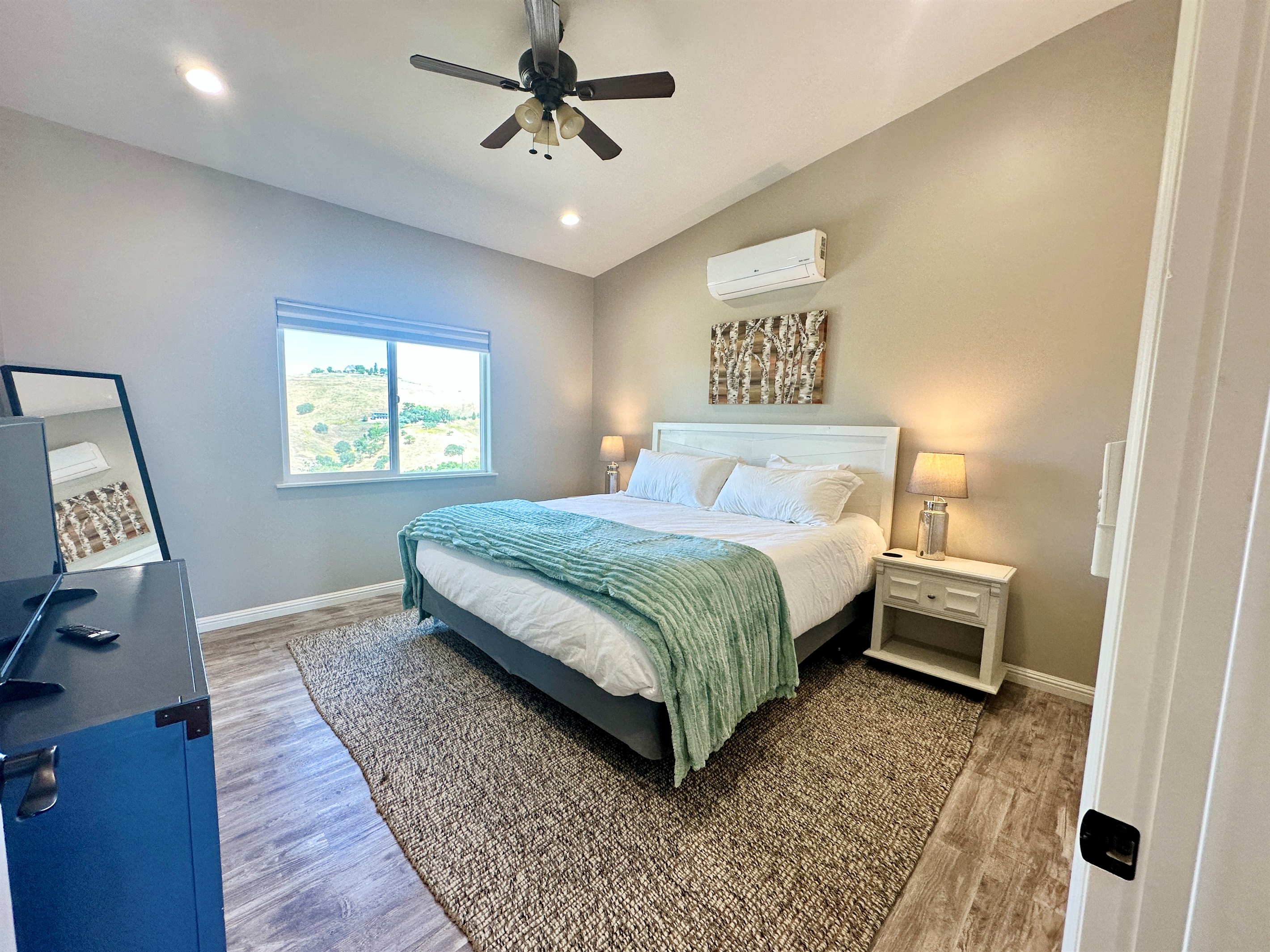 Primary Bedroom with King Size Bed