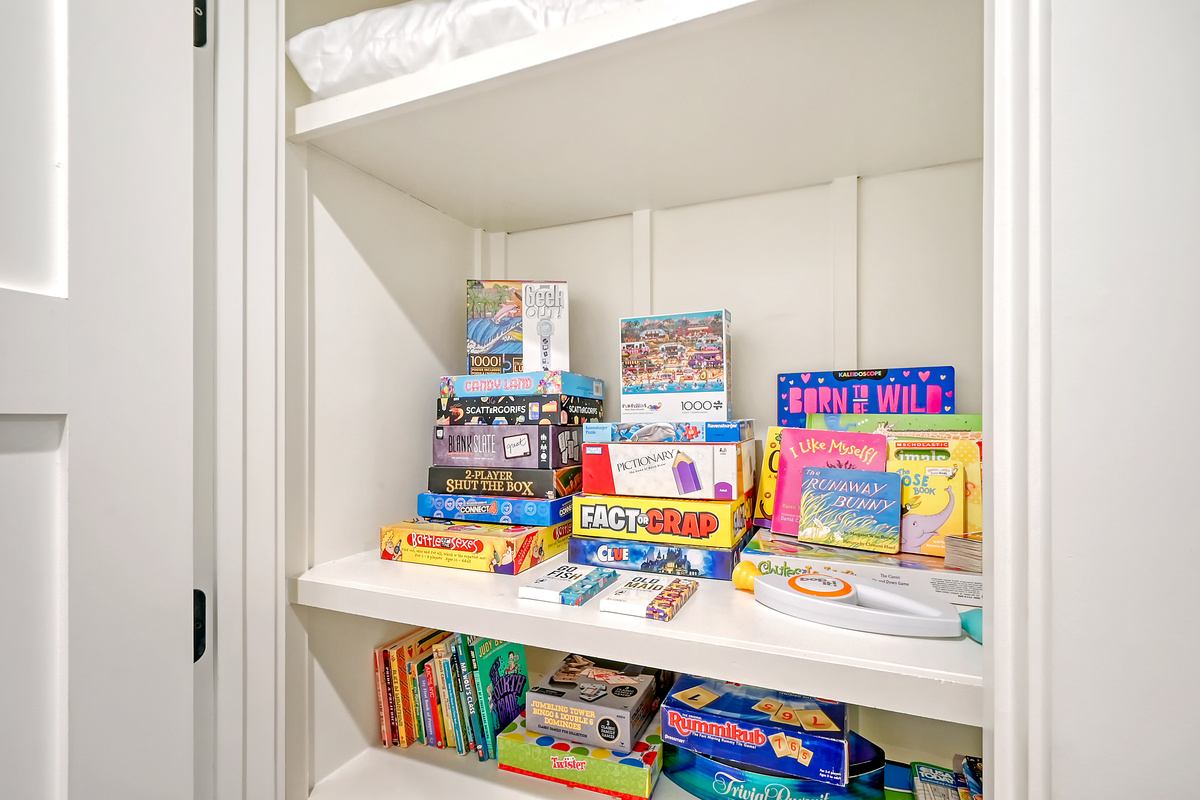 Family games and kid books make memories
