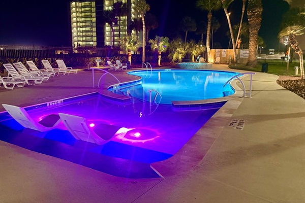 heated pool