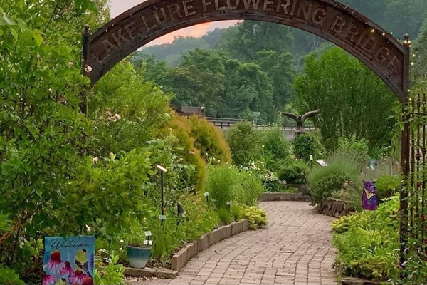 Not to be missed - The Flowering Bridge at Lake Lure.