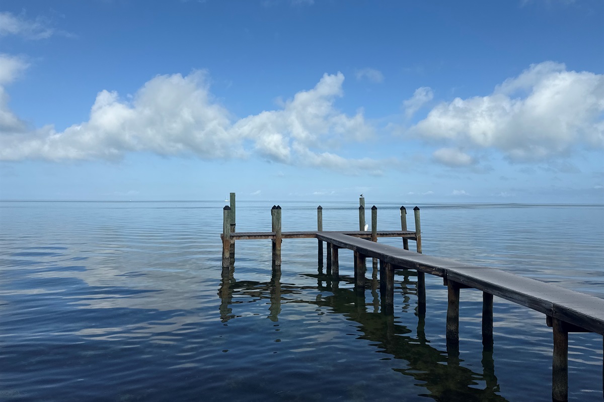 Private dock accommodates one boat, up to 26 feet in length
