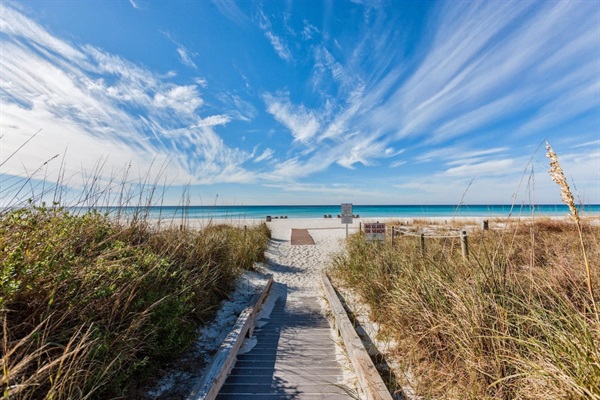 Beach entrance