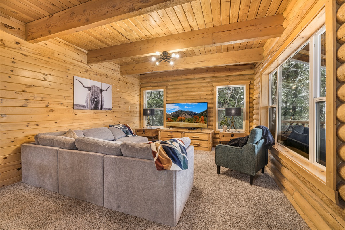 Living room, smart TV 