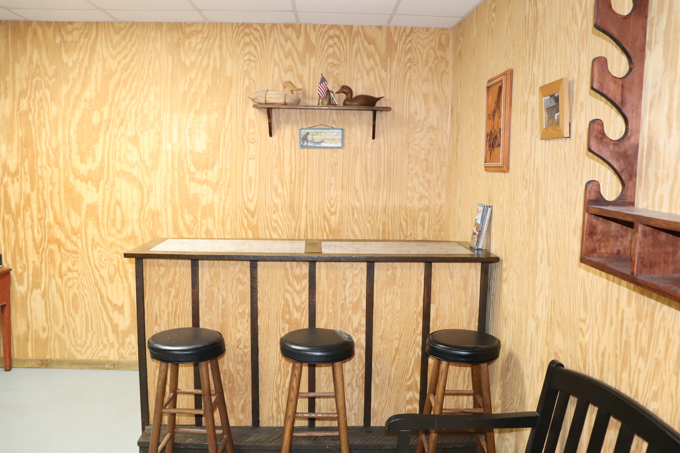 Shared Game Room Bar