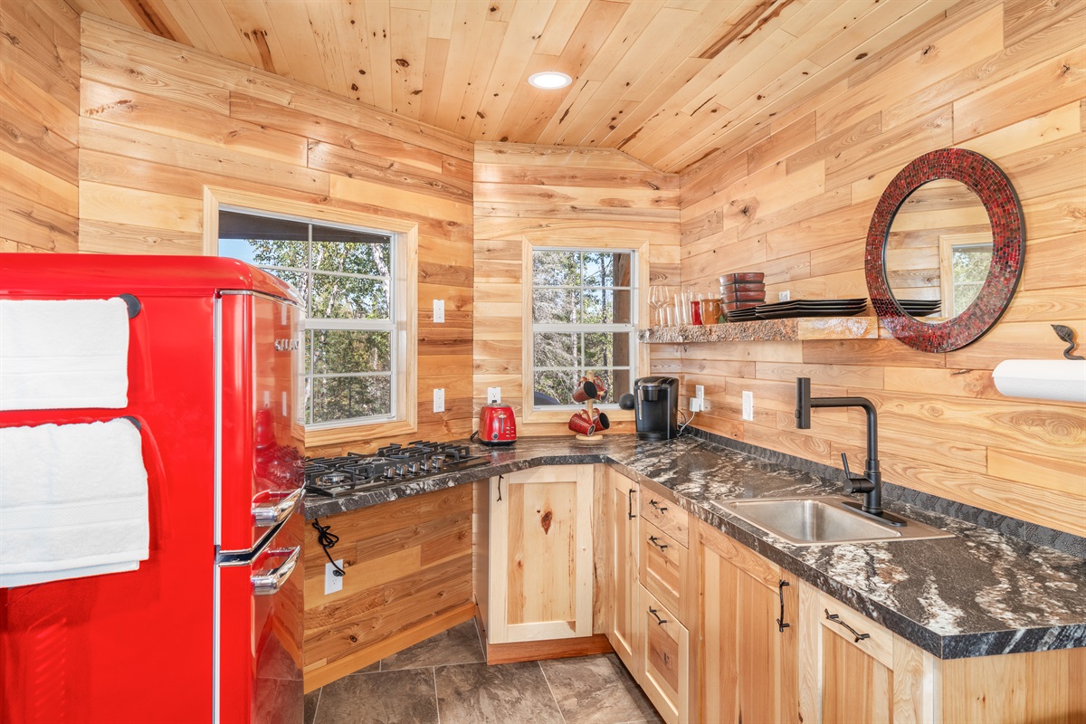 Pine Cabin - Kitchenette