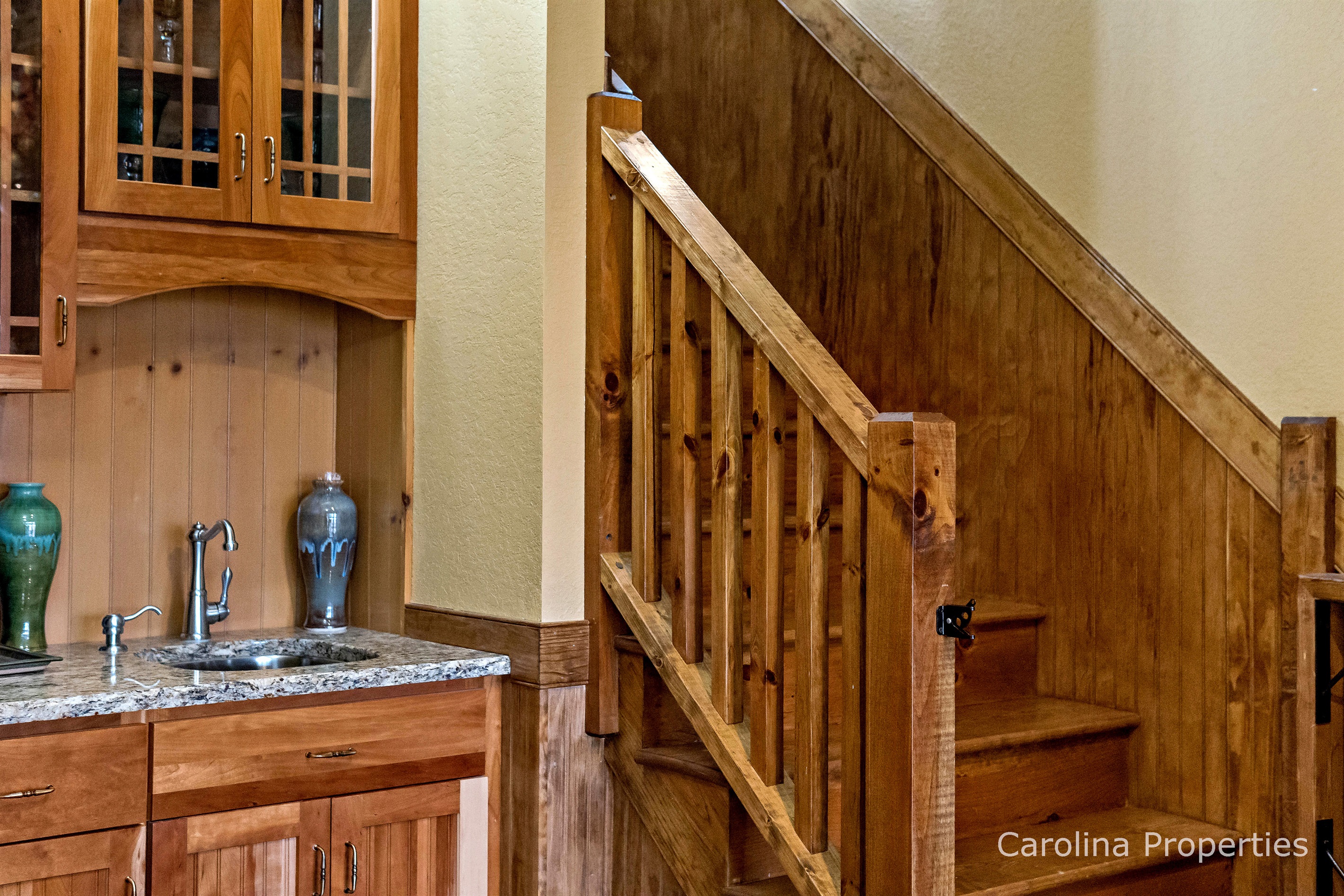 Head downstairs to the lower level