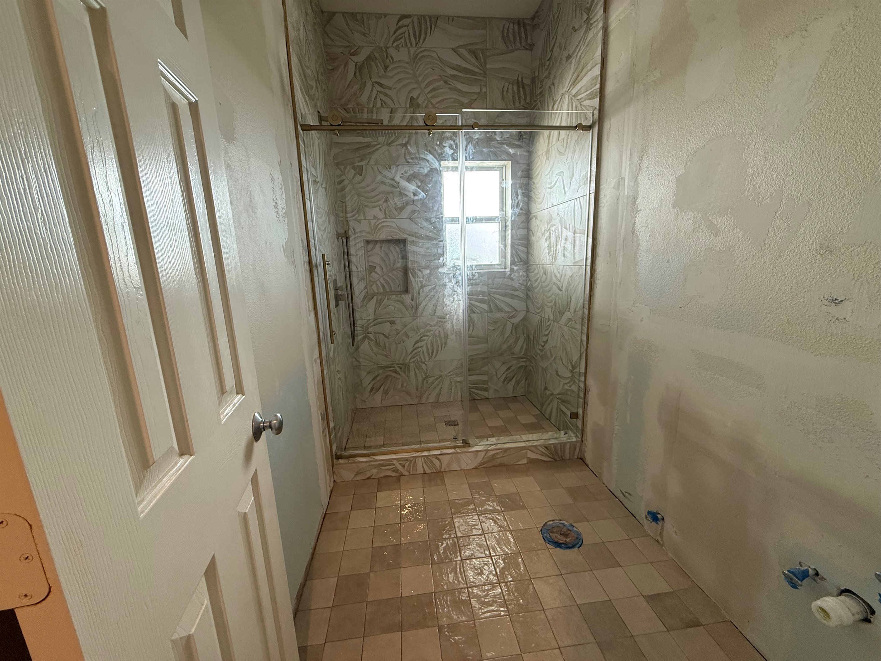 April 6 update!  Progress! I am not a professional photographer but you can definitely tell hard work is happening on the daily! This is the new full bath converted from a half bath.