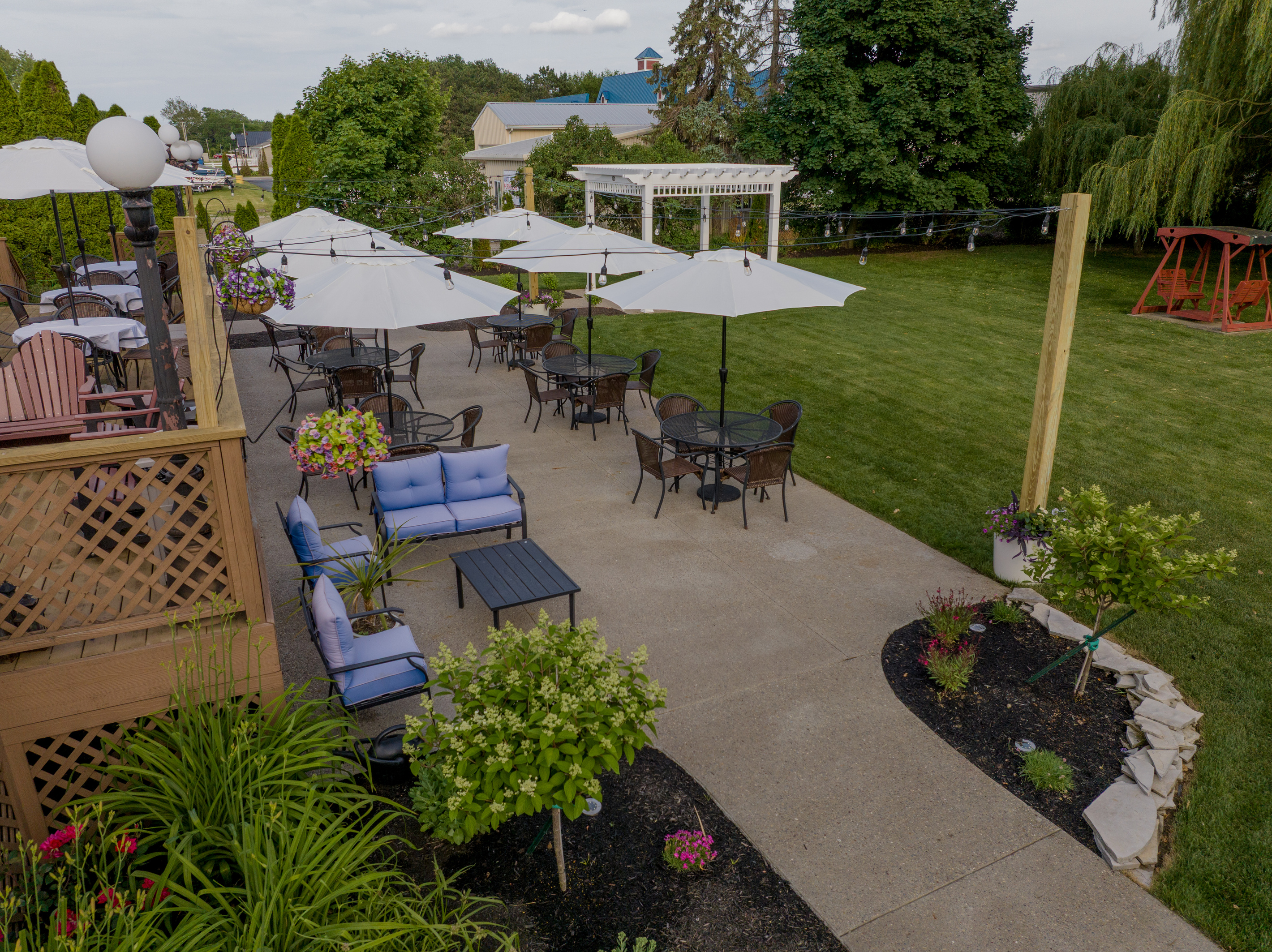 Beautiful Gardens at Our Historic Lake Erie Inn