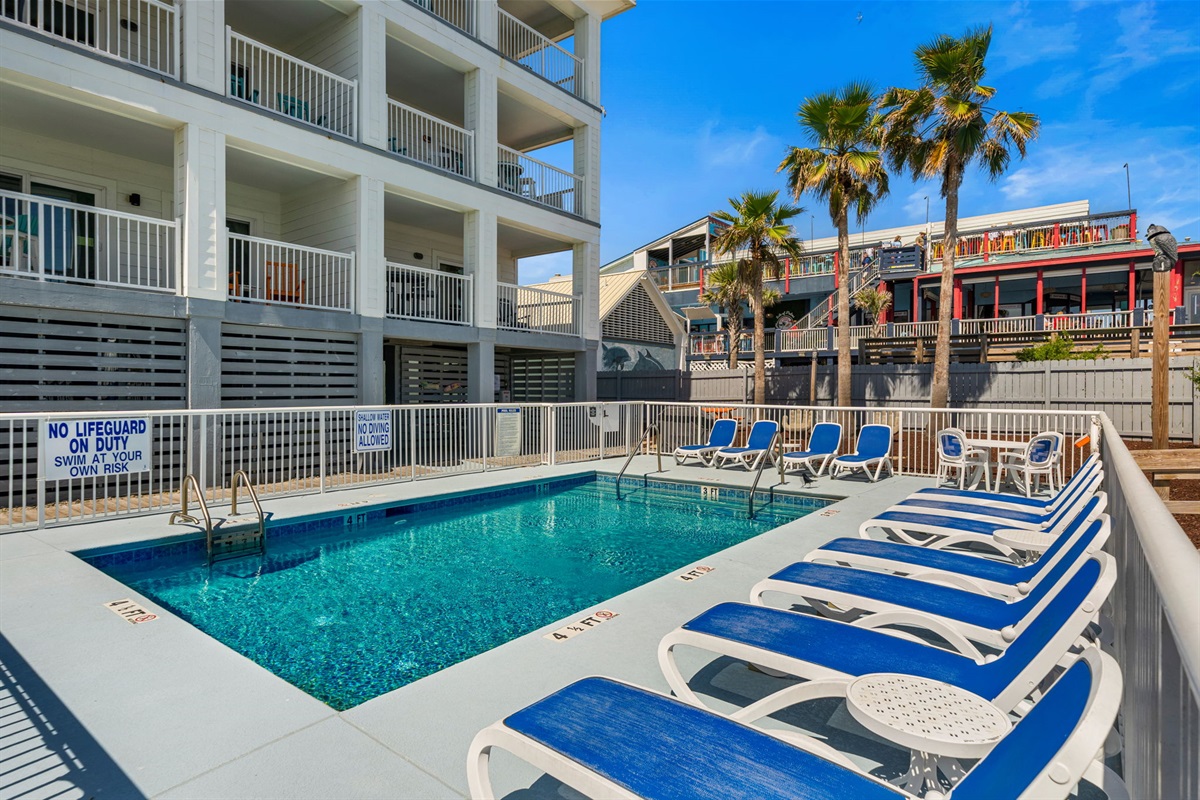 Oceanview Pool | Sea Gull | 201 Oceanview | 1116 Ocean Blvd, Isle of Palms, SC | IOP Escapes