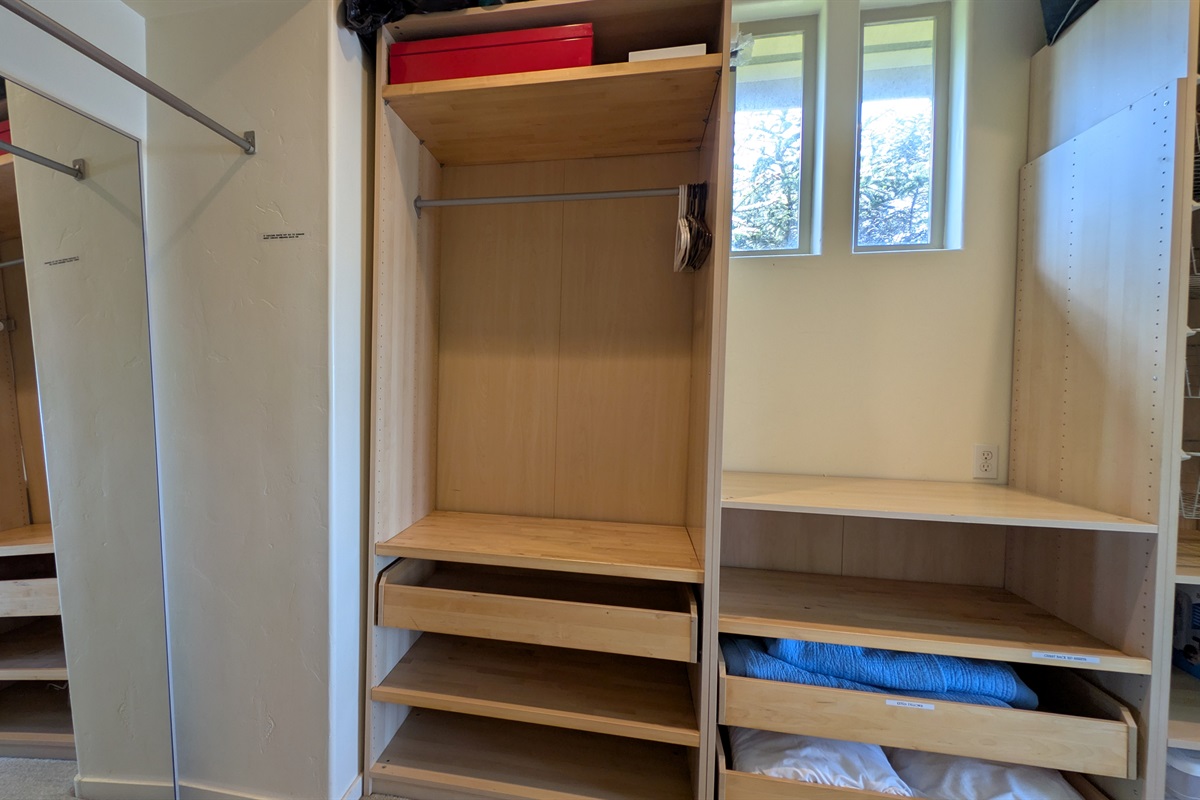 lots of storage for your things