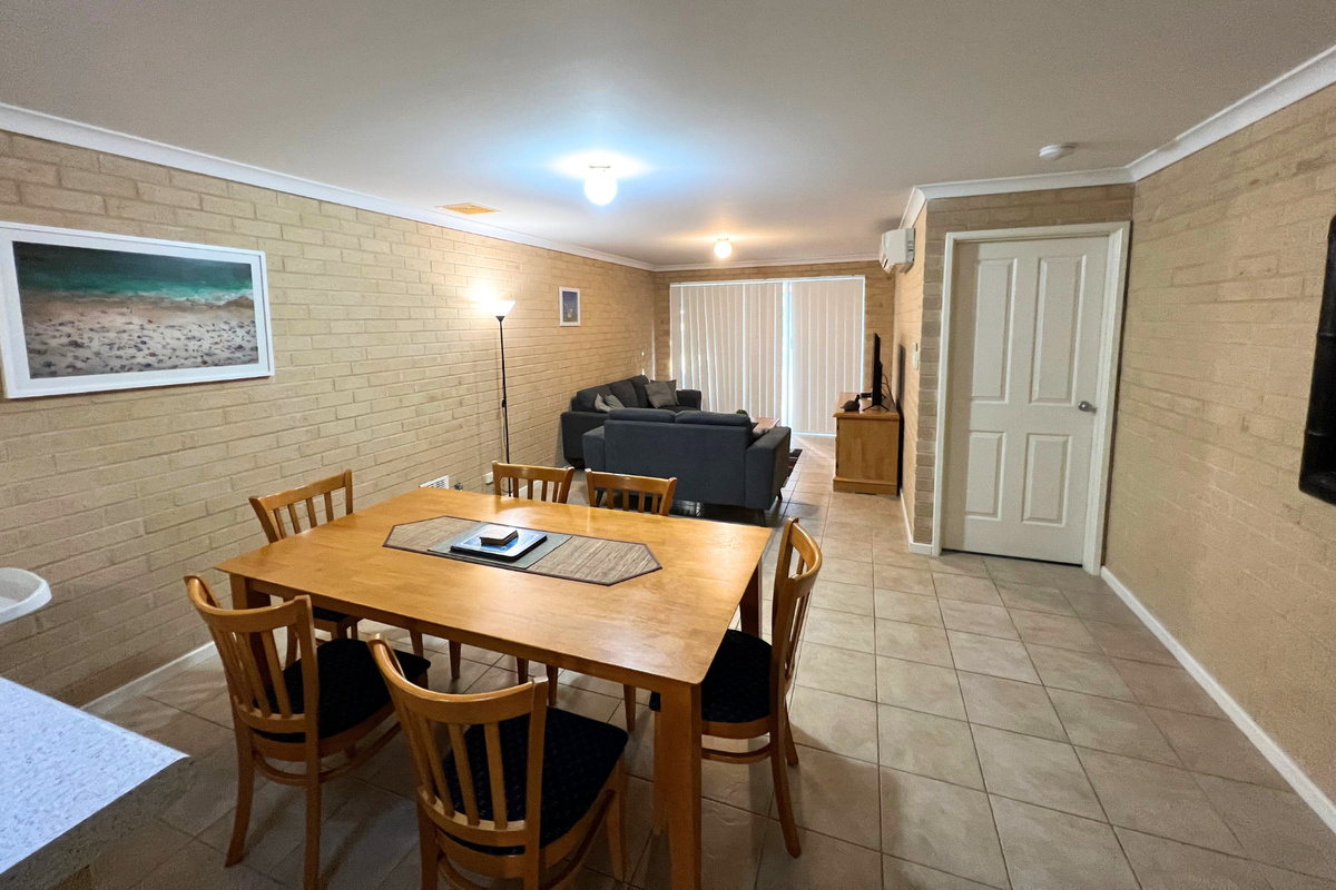 Large dining area off the kitchen