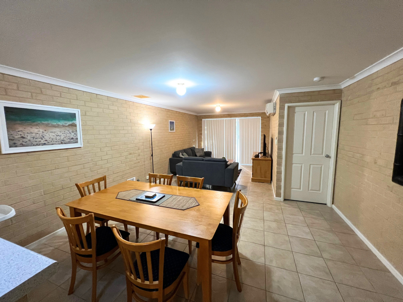 Large dining area off the kitchen
