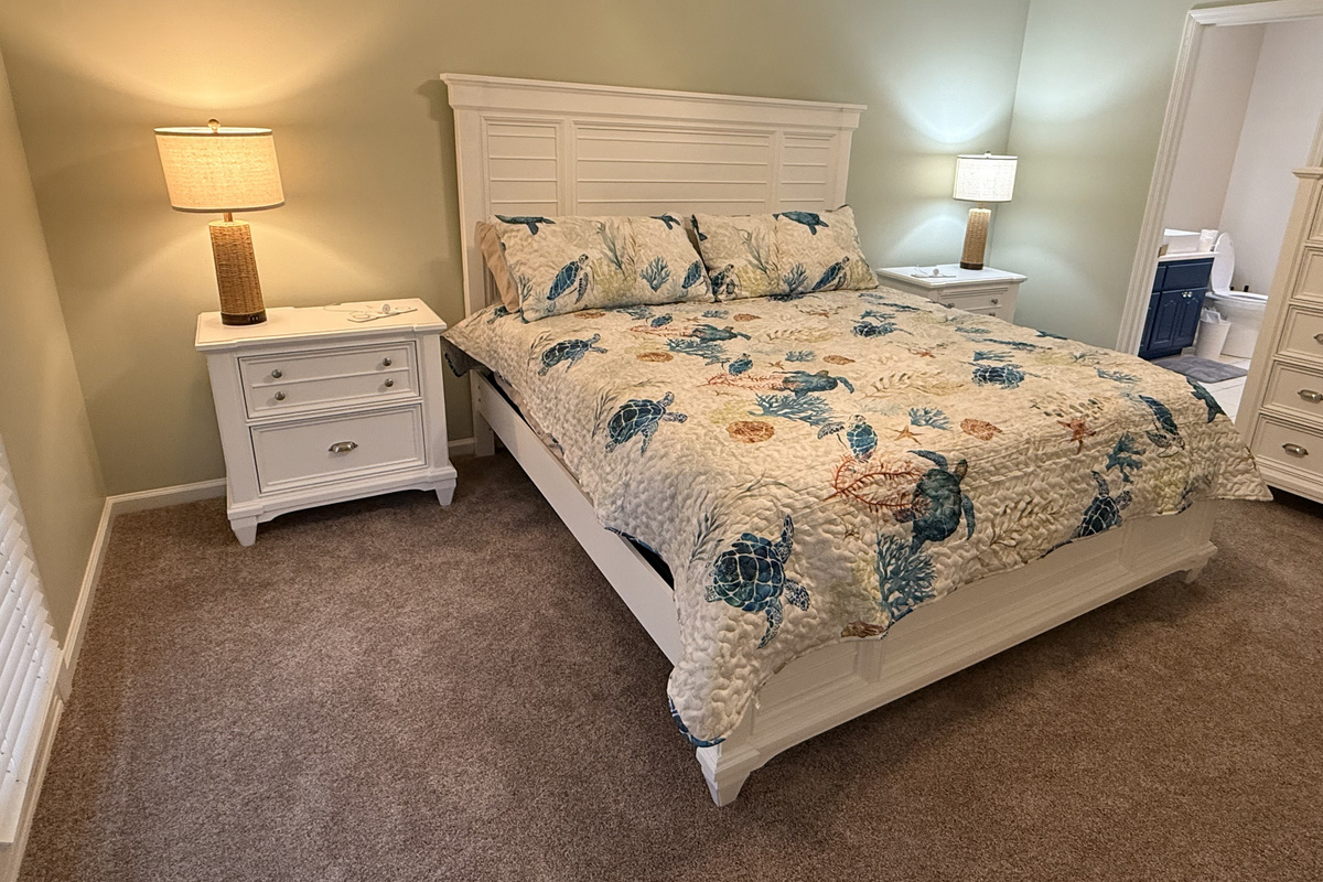 One of two king bed rooms