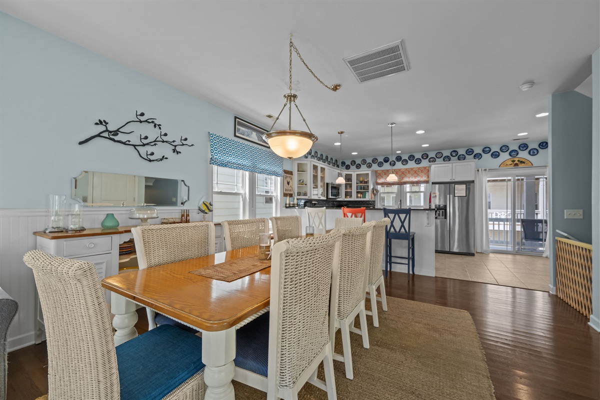 Experience sophistication in this beautifully designed kitchen and dining area