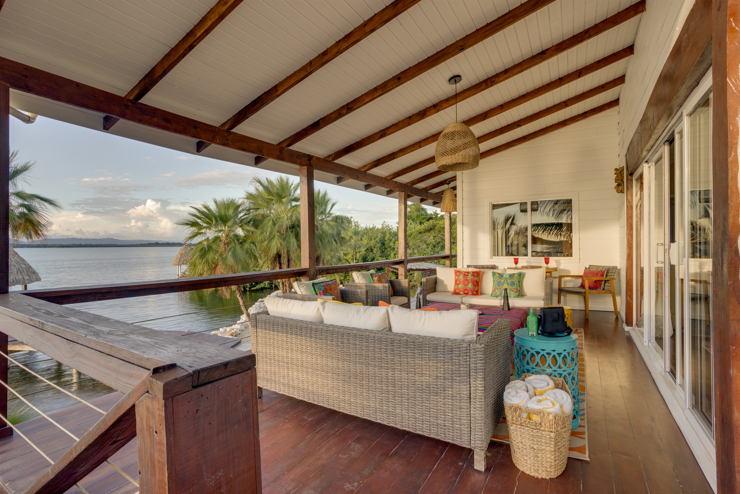 Outside Upstairs Living