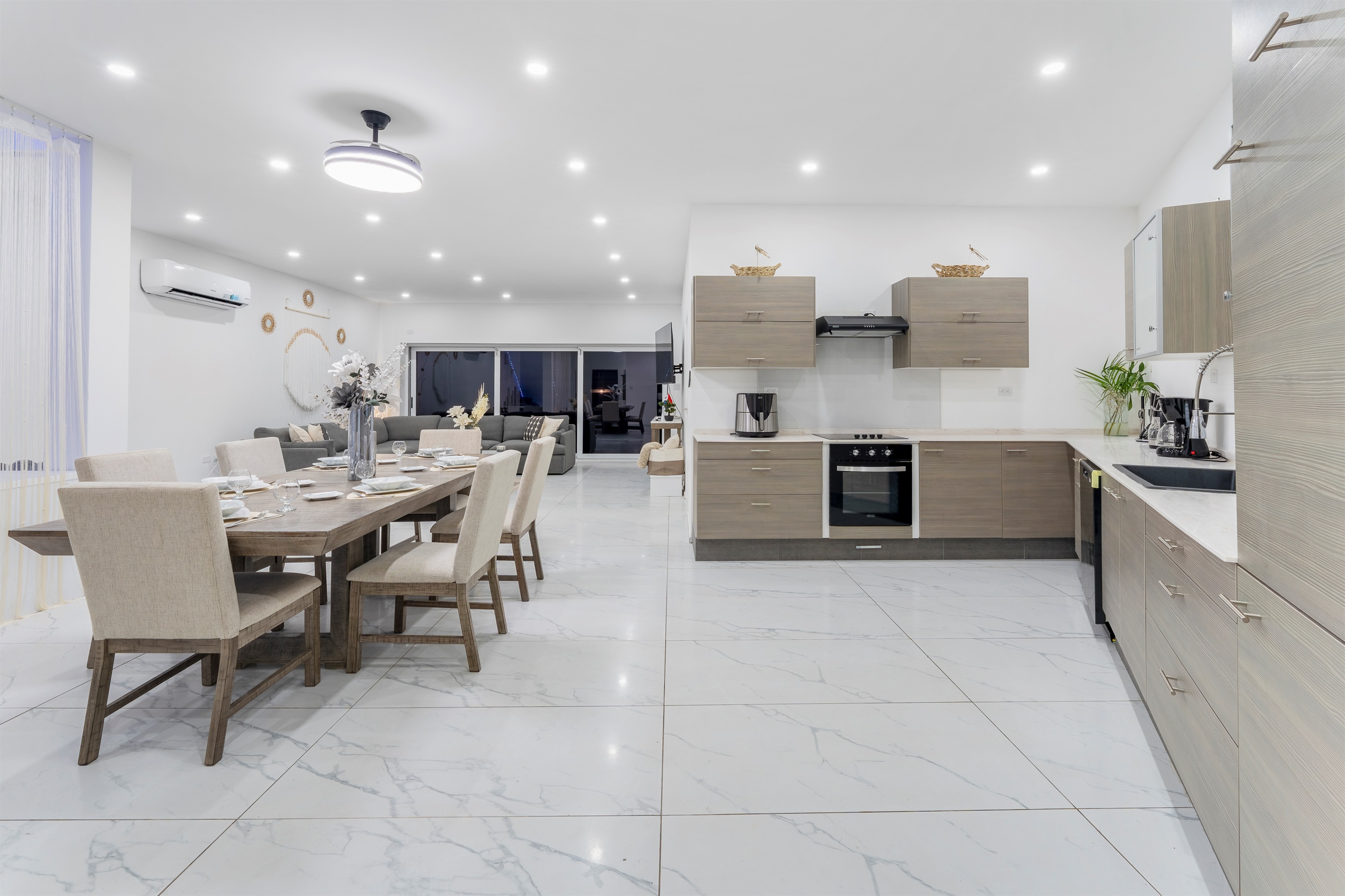 Kitchen appliances and cabinetry