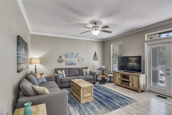 Family room on 2nd floor