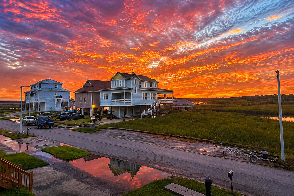 End your day with a front-row seat to one of the coast’s most unforgettable views, coffee in hand, as the sunset paints the sky over the marsh.