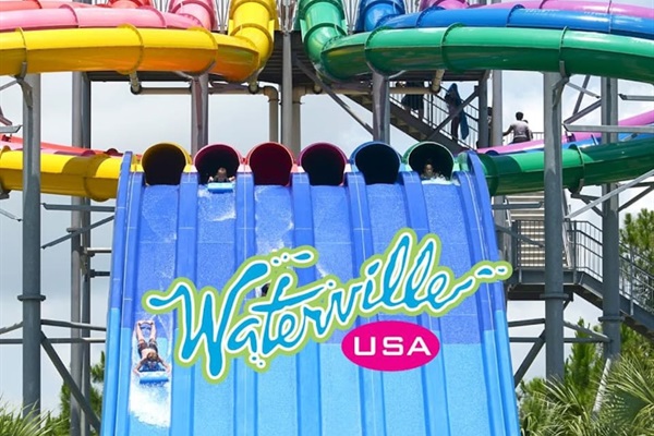Local Attractions: Dive into excitement at Waterville USA's thrilling water slides!