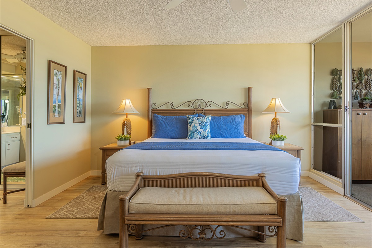 Plush King Bed in Primary-New Mattress in 2025