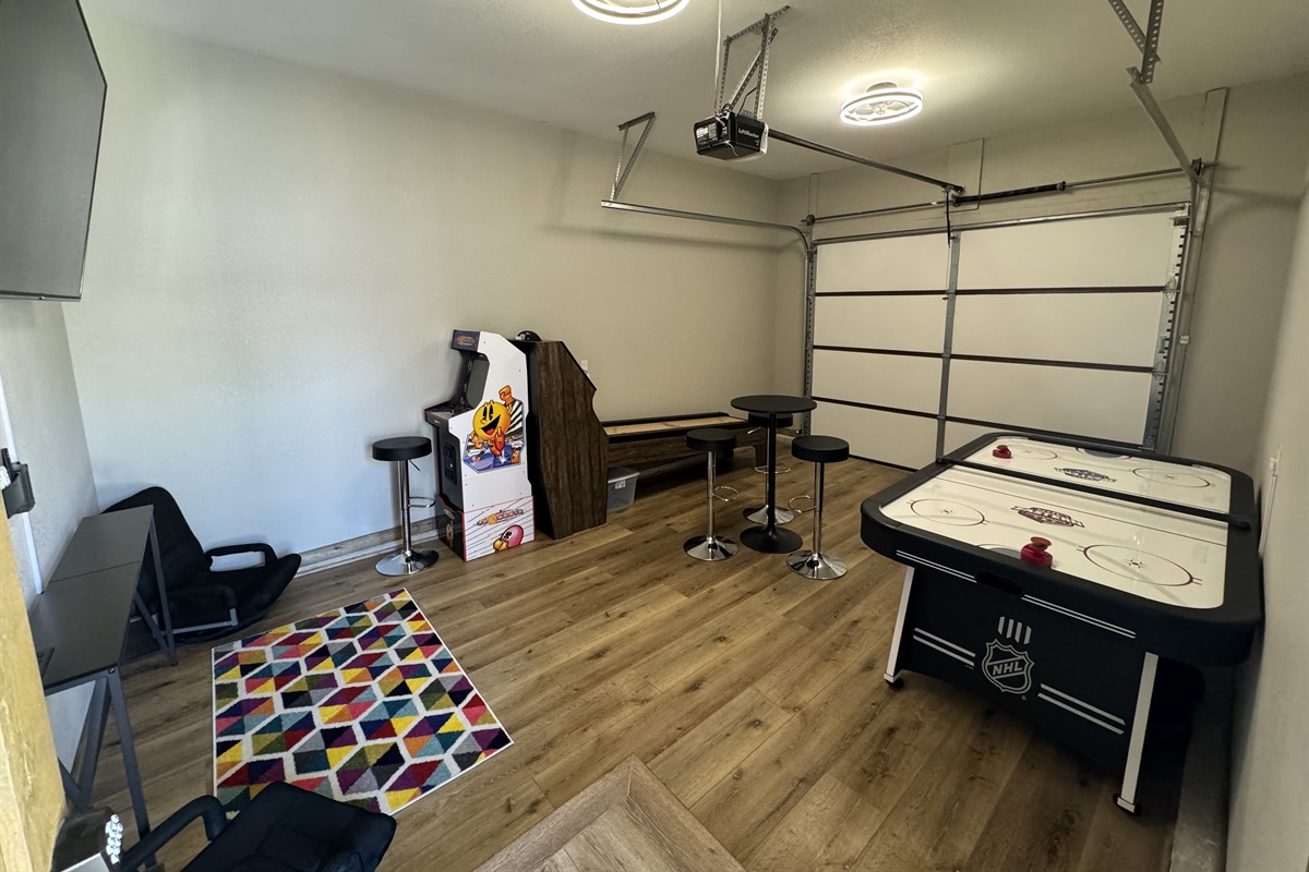 Pac-Man, Ski Ball, and Air Hockey!