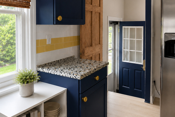 PHOTOS ARE AI RENDERINGS OF FUTURE FURNISHINGS - HOME CURRENTLY UNDER RENOVATION 