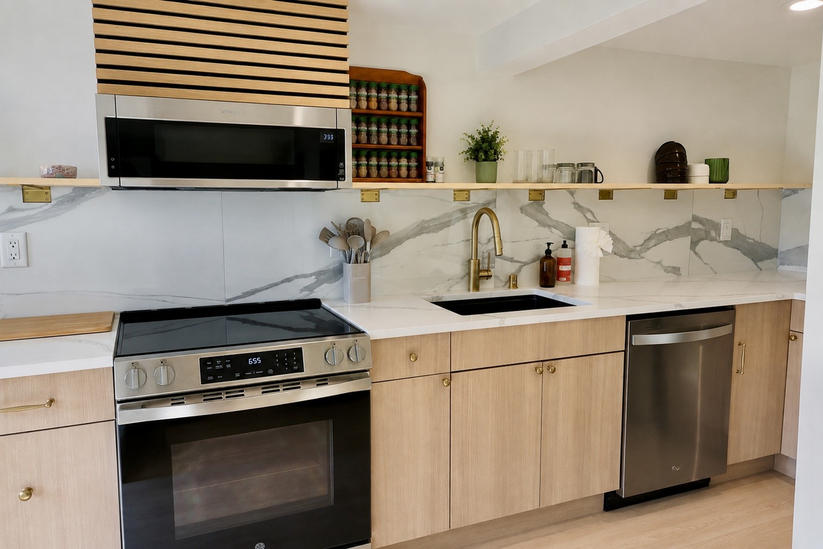 Lower level kitchen