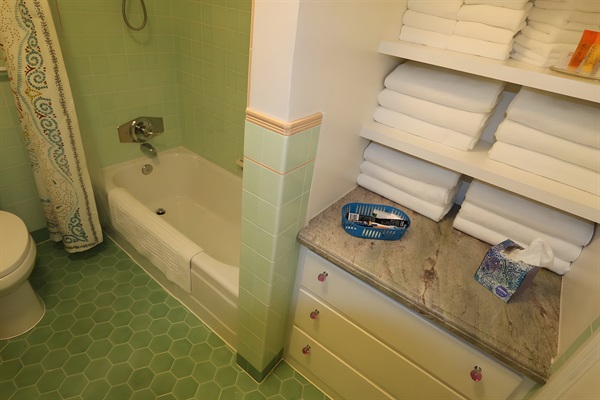 Vintage restroom original 1930's tile